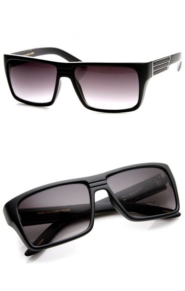 High Quality Modern Fashion Flat Top Rectangular Sunglasses