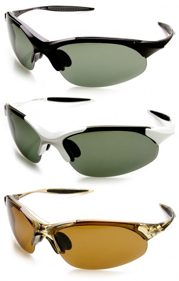 Polarized Lens Durable TR90 Lightweight Sports Sunglasses
