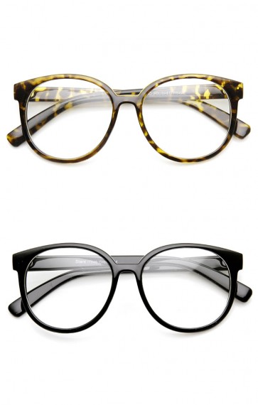 Retro Fashion Oversized P3 1980s Style Frame Clear Lens Glasses