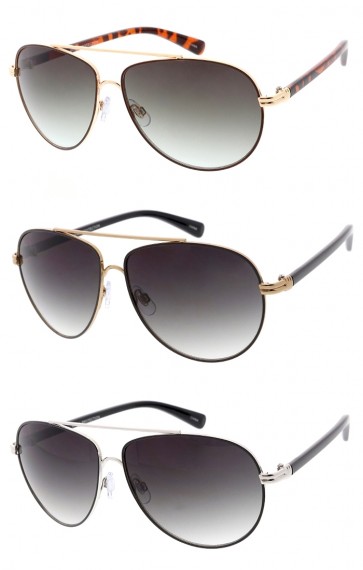 Classic Metal Top Frame Aviator Wholesale Sunglasses