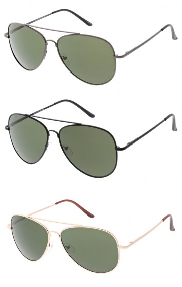 Premium Quality Classic Metal Standard Aviator Wholesale Sunglasses
