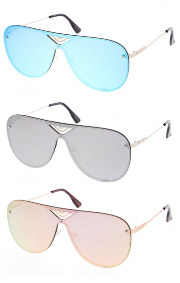 Fashion Unisex Aviator Style Frame Sunglasses