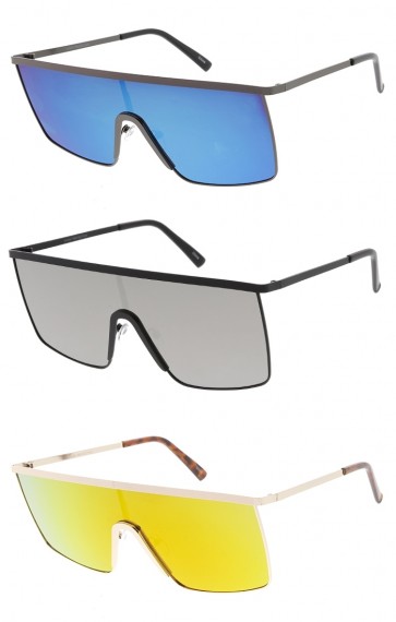 Retro Flat Metal Frame P3 Wholesale Sunglasses