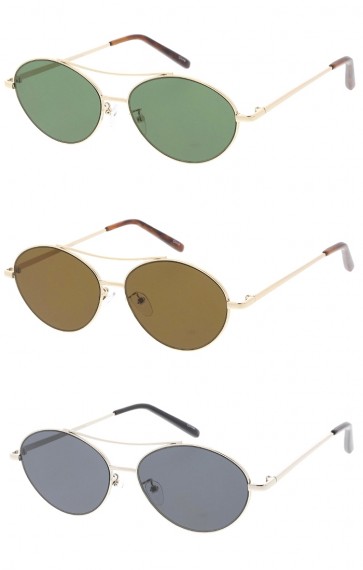Oval Wire Frame Wholesale Sunglasses