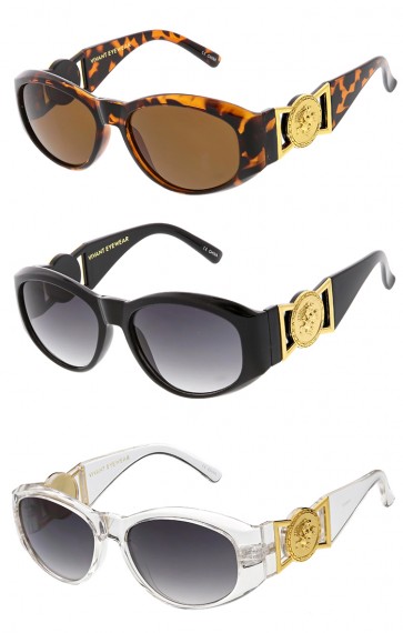 Vivant Cat Eye Arm Logo Luxury Wholesale Sunglasses
