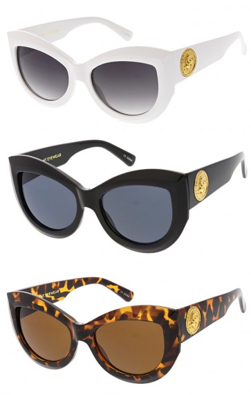 Vivant Luxury Womens Fashion Cat Eye Logo Wholesale Sunglasses