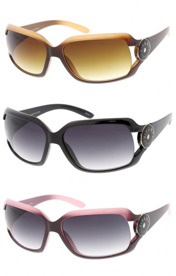 Vivant Womens Chunky Fashion Oversized Wholesale Sunglasses