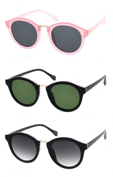 Retro Womens Plastic Frame Sunglasses