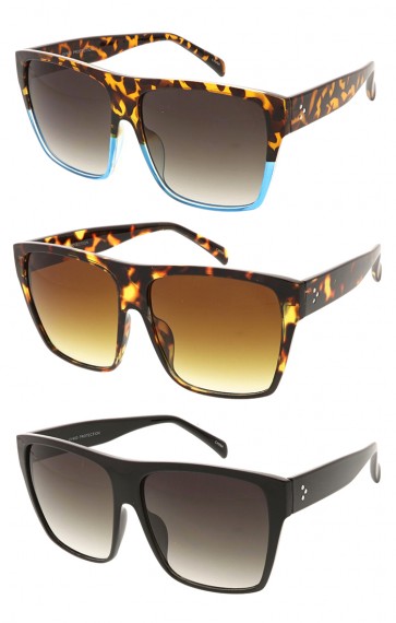 Retro Square Gradient Lens Wholesale Sunglasses