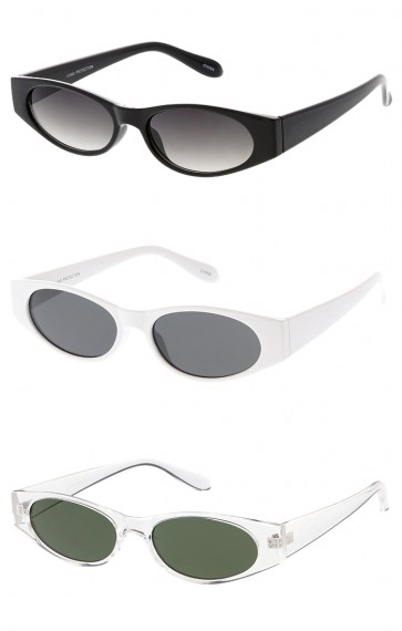 Edgy Small Cat Eye 90s Vintage Wholesale Sunglasses