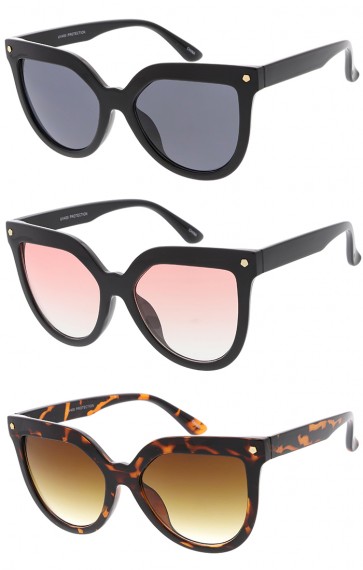 Women's Studded Bold Cat Eye Fashion Wholesale Sunglasses