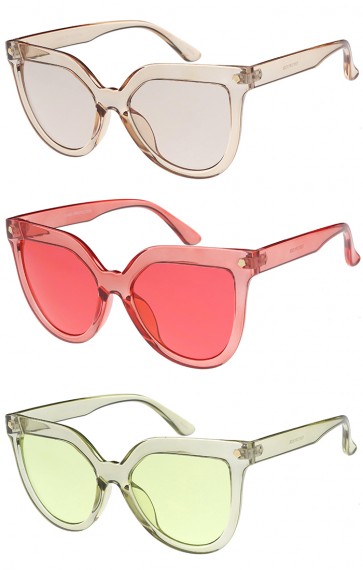 Colorful Women's Bold Cat Eye Wholesale Sunglasses