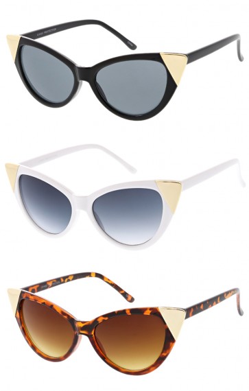 Modern Womens Hot Tip Cat Eye Wholesale Sunglasses