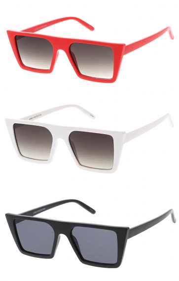 Retro Square Flat Top Cat Eye Flat Lens Wholesale Sunglasses
