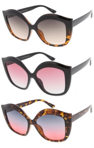 Oversized Fashion Gradient Wholesale Sunglasses