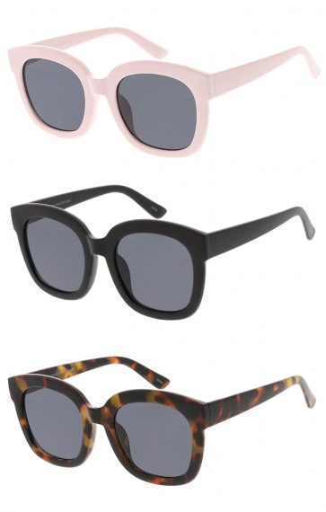 Oversized Chunky Horn Rimmed Womens Wholesale Sunglasses