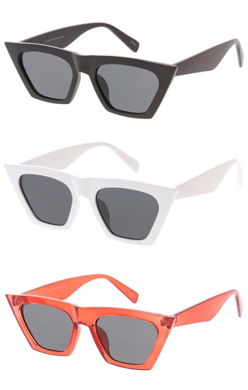 Chunky Square Cat eye Womens Wholesale Sunglasses