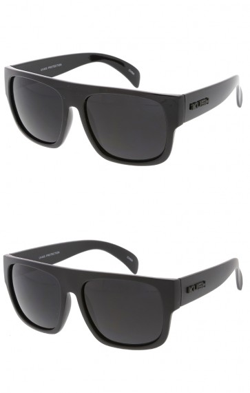 KUSH Classic Flat Top Horn Rimmed Wholesale Sunglasses