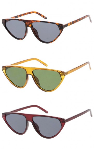 Womens Flat Top Cat Eye Wholesale Sunglasses