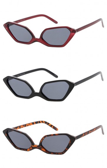Thin Angular Cat Eye Womens Wholesale Sunglasses