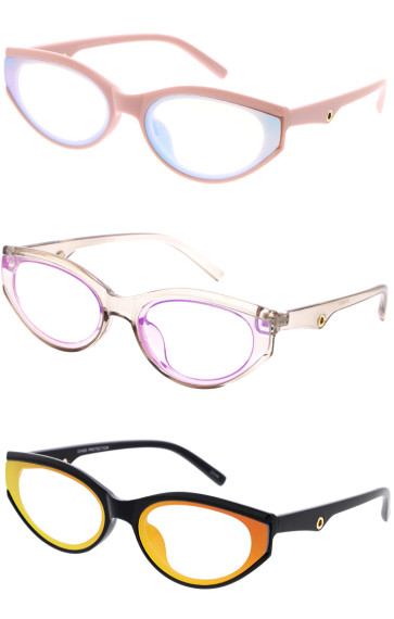 Vintage Inspired Oval Cat Eye Wholesale Sunglasses 73mm