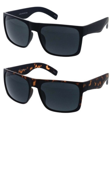 Classic Old School Retro Matte Square Aviator Wholesale Sunglasses