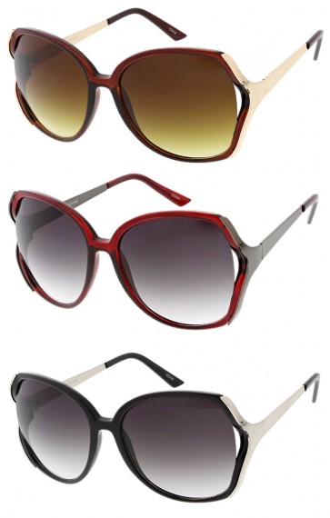 Womens Oversize Butterfly Wholesale Sunglasses
