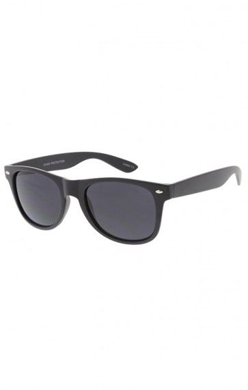 Retro Matte Black Horned Rim Wholesale Sunglasses