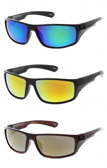 Mirror Lens Sport Wholesale Sunglasses