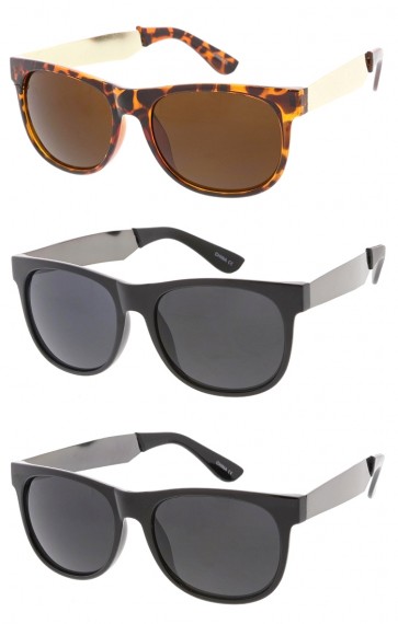 Retro Large Horned Rim Classic Wholesale Sunglasses