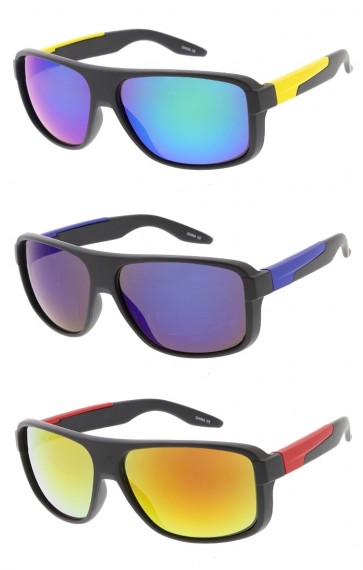 Sports Fashion Active Sportswear Sunglasses w/ Detail Arms