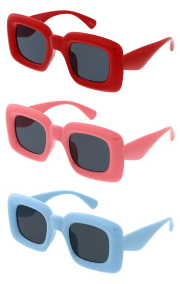 Kids Silly Exaggerated Goofy Chunky Rounded Square Wholesale Glasses