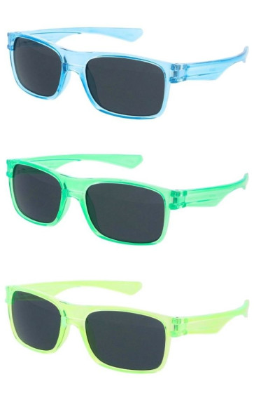 Kids Square Smoke Lens Boys Sporty Wholesale Sunglasses