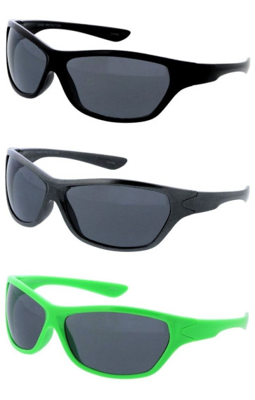 Kids Cool Spiky Style Boys Sporty Wholesale Sunglasses