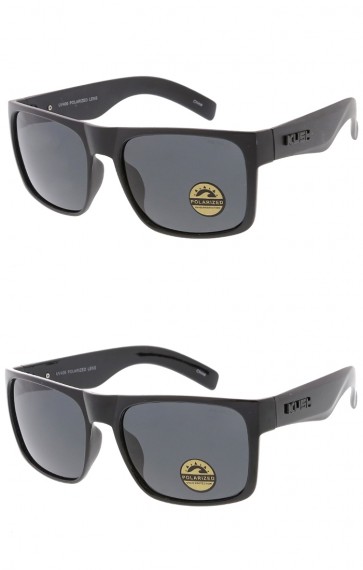 KUSH Brand Flat Top Polarized Lens Wholesale Sunglasses