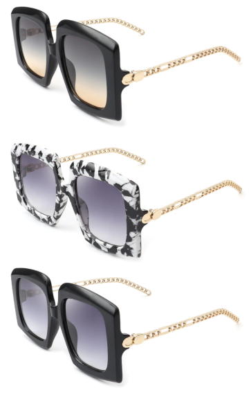 Chic Oversized Square Sunglasses