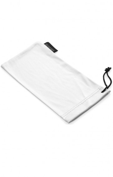 White Premium Soft Cleaning Microfiber Pouch (12 pcs All White)