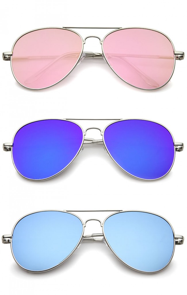 flat mirror sunglasses