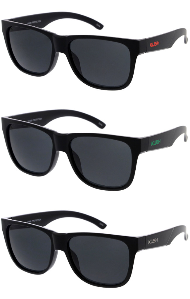 Kush Everyday Action Square Wholesale Sunglasses
