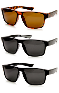 Polarized Lens Large Wide Temple Action Sports Sunglasses