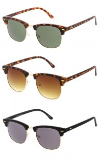 Vintage Half Frame Horned Rim Wholesale Sunglasses