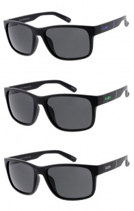 KUSH Men's Lifestyle Sporty Color Accent Square Wholesale Sunglasses