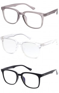 Horn Rimmed Keyhole Blue Light Filter Wholesale Sunglasses 48mm