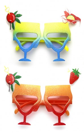 Cocktail Mixed Drink Party Time Celebration Novelty Sunglasses