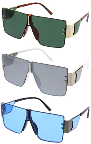 Oversized Size Cover Flat Top Wholesale Sunglasses 72mm