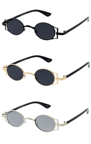 Mini Circle Metal Frames Wholesale Round Sunglasses