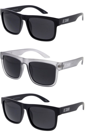 KUSH Thick Rimmed Smoke Lens Square Wholesale Sunglasses 55mm
