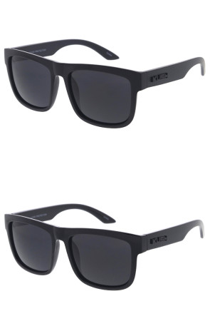 Kush Black Dark Smoke Lens Horn Rimmed Wholesale Sunglasses 50mm