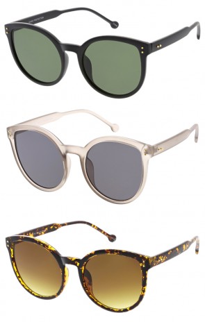 Oversize Women's Flat Lens Cat Eye Wholesale Sunglasses