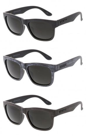 Large Wood Retro Kush Horned Rim Wholesale Sunglasses